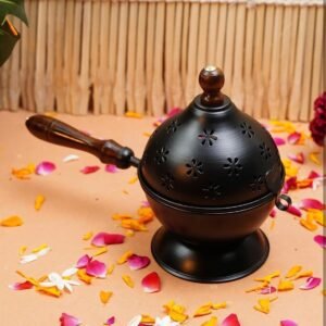 Metal Dhoop Dani | Incense Burner for Puja