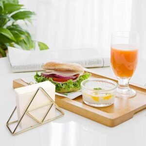 Napkin Holders for Tables, Tissue Dispenser Organizer for Dinner Tables